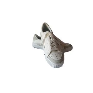 Blowfish Womens Willa‎ Lace Up White Gray Sneaker Size 9 Preppy Comfort Lace-Up